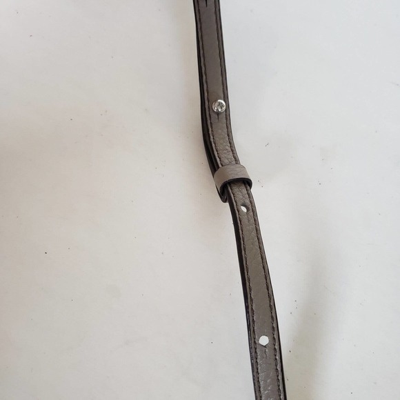 MARC JACOBS Logo Empire City Mink Wallet On Strap Holder 7x4" Small Bag Gray - Picture 9 of 10